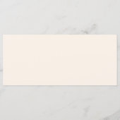 Menu Mehndi Wedding Dinner (Achterkant)