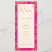 Menu Mehndi Wedding Dinner (Voorkant)