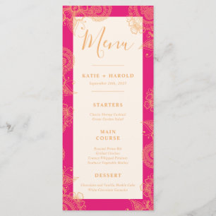 Menu Mehndi Wedding Dinner