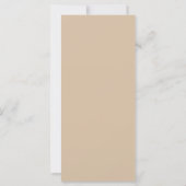 Menu Minimalistisch huwelijk (Achterkant)