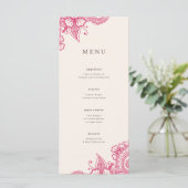 Menu Mod Mehandi Weddenschap (Staand voorkant)