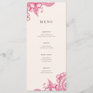Menu Mod Mehandi Weddenschap
