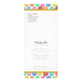 Menu Modern Spa Beauty Salon Price List Service (Achterkant)