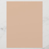 Menu Moderne Arch Tan Calligraphy Signature Drinke (Achterkant)