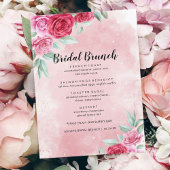 Menu Moderne Rozen Bridal Brunch