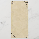 Menu  monogram en gordijngordijn (Achterkant)