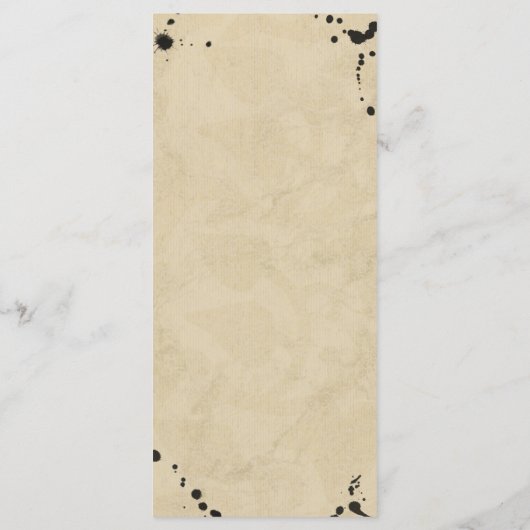 Menu  monogram en gordijngordijn (Achterkant)