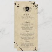 Menu  monogram en gordijngordijn (Voorkant / Achterkant)