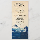 Menu + mooie tekst Japanse Harmonie met Fuji (Voorkant)