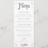 Menu Moon and Raven Waterverf Wedding (Voorkant)
