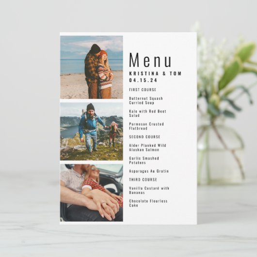 Menu Multi Photo (Staand voorkant)