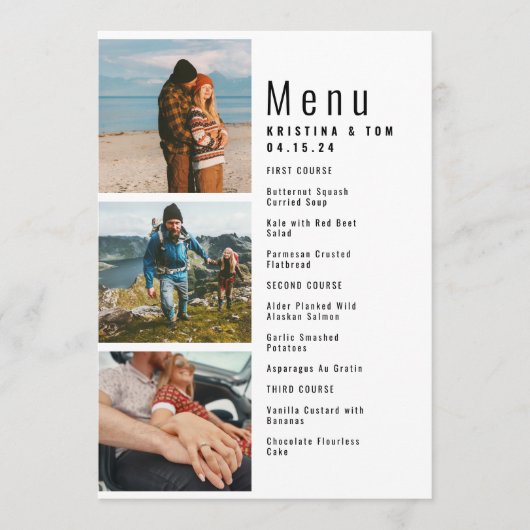 Menu Multi Photo (Voorkant)