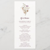 menu Najaar Wildbloemen Thanksgiving (Voorkant)
