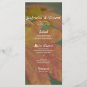 Menu Najaars Weddenschap met kleuren (Voorkant)