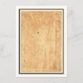 Menu Nautical Anchor Framed Paper Wedding (Achterkant)