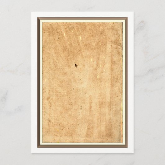 Menu Nautical Anchor Framed  Paper Wedding (Achterkant)