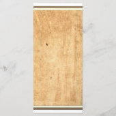 Menu Nautical Anchor Framed  Paper Wedding (Achterkant)