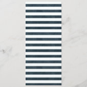 Menu Nautical Navy & White Wedding (Achterkant)