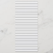 Menu Nautisch-thema bloemanker zilvergrijs (Achterkant)