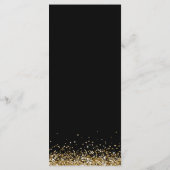 Menu Nieuwe jaren eten van feestdagen (Achterkant)