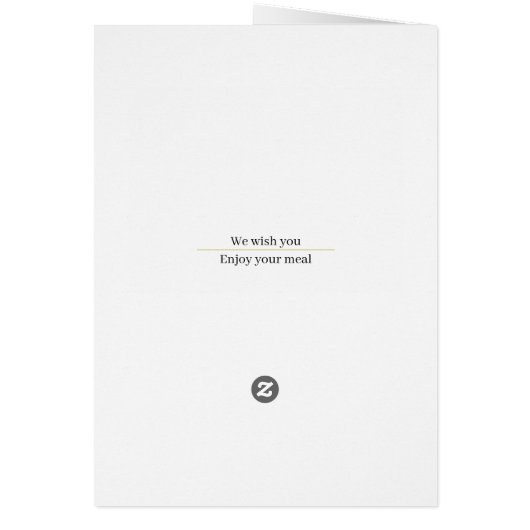 Menu Nieuwjaar (Achterkant)