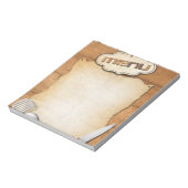 Menù Notitieblok (Linkerzijde)