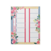 Menu-Notitieblok Notitieblok (Linkerzijde)