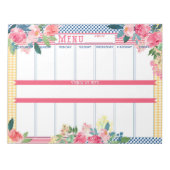 Menu-Notitieblok Notitieblok (Voorkant)