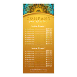 Menu Ocean Star mandala-prijslijst