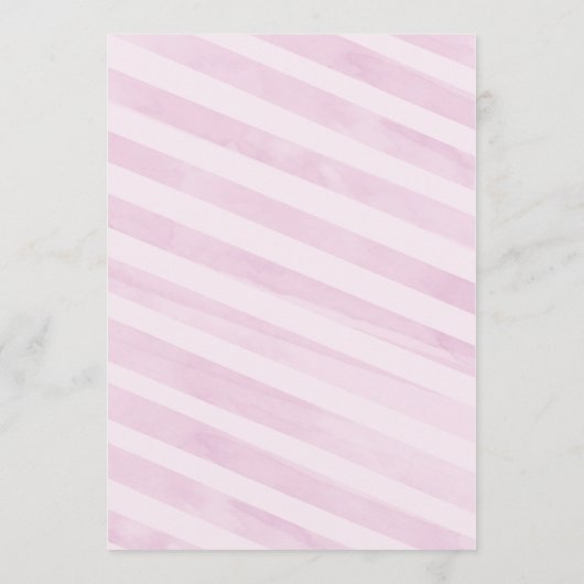 Menu om de Uitnodiging van de Sponk van de Baby aa (Achterkant)