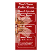 Menu Ontbijtende banquet Brunch (Voorkant)