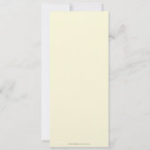 Menu Ontvangst van decoratieve zegels (paars) Kaart (Achterkant)