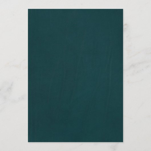 Menu op donkergroene achtergrond (Achterkant)