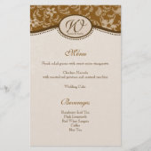 Menu Oude westerse  stijl (Voorkant)