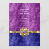 menu paarse blauwe mode voor demping (Achterkant)