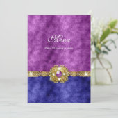 menu paarse blauwe mode voor demping (Staand voorkant)