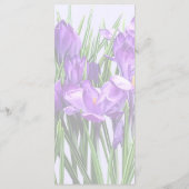 Menu Paarse kruispunten (Achterkant)