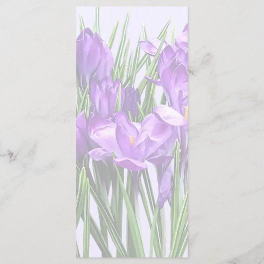 Menu Paarse kruispunten (Achterkant)