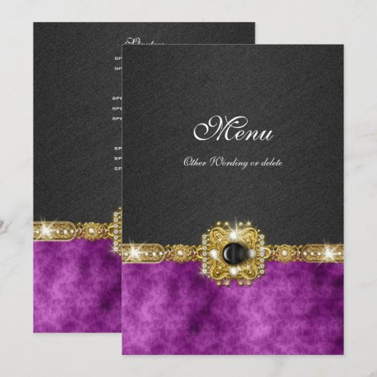 menu paarse mode voor demagogische demping (Voorkant / Achterkant)