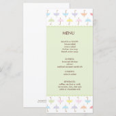 Menu Paraplu Douche (Voorkant / Achterkant)