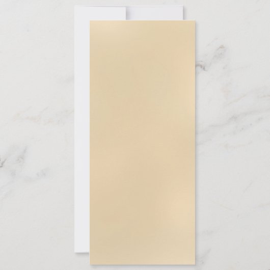 Menu partijfeestmaal | Elegant Dark Ecru Set Kaart (Achterkant)