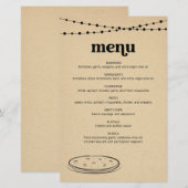 Menu Pizza (Voorkant / Achterkant)