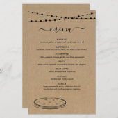 Menu Pizza (Voorkant / Achterkant)