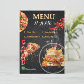 Menu Pizzeria ontwerp 2026 (Staand voorkant)