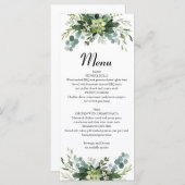 Menú Plano de vegetación Menu (Voorkant / Achterkant)