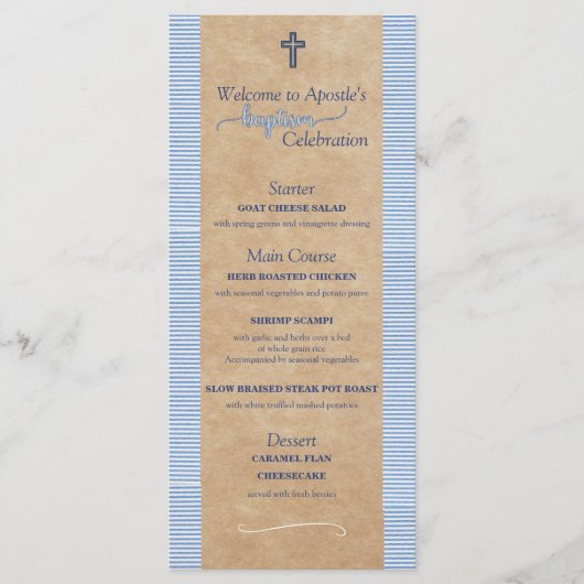 Menu Postle (Voorkant)