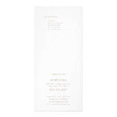 Menu Prijs van Lavender Lotus Natural Spa Salon (Achterkant)