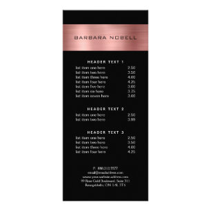 Menu Professional Roos Gold Stripe Service