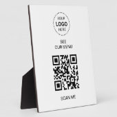 Menu QR-code | Creëer uw eigen contactloze moderne Fotoplaat (Zijkant)
