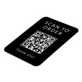 Menu QR-code scannen Magneet (Linkerzijde)